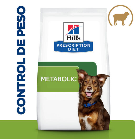 Hill's Prescription Diet Metabolic cordero y arroz pienso para perros, , large image number null